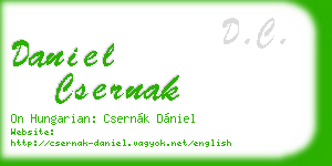 daniel csernak business card