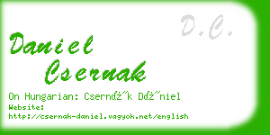 daniel csernak business card